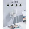 imageEPICKA 35W Universal Travel Adapter with 2 AC Outlet European Travel Plug Adapter with PD Fast Charging 6Port 2 AC2 USBC3 USBA International Power Adapter  Travel Essentials TA205 WhiteWhite
