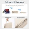 imageEPICKA 5 Set UltraLightweight Compression Packing Cubes  Water Resistant Durable Travel Organizers Bags Expandable Travel Accessories for Carry on Luggage Suitcase BackpackBeige
