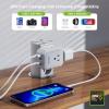 imageEPICKA Hybrid European Travel Plug Adapter 2 Packs Foldable ampamp Detachable Type C EU VisaPlug 8IN1 International Power Adapter with 4 USB Ports 2 USBC PD 20W Travel Essentials for US to Europe