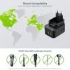 imageEPICKA Hybrid European Travel Plug Adapter Foldable ampamp Detachable Type C EU VisaPlug 8IN1 International Power Adapter with 4 USB Ports 2 USBC PD 20W  Travel Essentials for US to Europe WhiteBlack