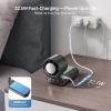 imageEPICKA Portable Handheld Fan with Ice Cooler  25H Runtime Rechargeable 6800mAh Personal Turbo Fan with Power Bank Fast Charging 0100 Speed Gifts for Women Summer Travel Essentials BlackBlack