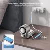 imageEPICKA Portable Handheld Fan with Ice Cooler  25H Runtime Rechargeable 6800mAh Personal Turbo Fan with Power Bank Fast Charging 0100 Speed Gifts for Women Summer Travel Essentials BlackTitanium