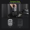 imageEPICKA Pulse 45W European Travel Plug Adapter Universal Power Adapter with PD Fast Charging 5Port 1 AC2 USBA2 USBC International Charger Adapter for Europe Japan  Travel Essentials BlackBlack
