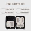 imageEPICKA TripCozy Compression Packing Cubes  4 Set Durable Travel Organizer Bags with Mesh Top Expandable Travel Accessories for Carry on Luggage Suitcase Backpack BeigeBeige
