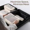imageEPICKA TripCozy Compression Packing Cubes  4 Set Durable Travel Organizer Bags with Mesh Top Expandable Travel Accessories for Carry on Luggage Suitcase Backpack BeigeBeige