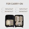 imageEPICKA TripCozy Compression Packing Cubes  4 Set Durable Travel Organizer Bags with Mesh Top Expandable Travel Accessories for Carry on Luggage Suitcase Backpack BeigeKhaki