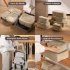 imageEPICKA TripCozy Compression Packing Cubes  4 Set Durable Travel Organizer Bags with Mesh Top Expandable Travel Accessories for Carry on Luggage Suitcase Backpack BeigeKhaki