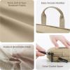 imageEPICKA TripCozy Compression Packing Cubes  4 Set Durable Travel Organizer Bags with Mesh Top Expandable Travel Accessories for Carry on Luggage Suitcase Backpack BeigeKhaki