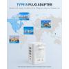 imageEPICKA US to Italy Travel Adapter Universal Plug Adapter with 2 US Outlets 3 USBA ampamp 2 USBC Ports Ultra Compact SwapampampAdapt Type L Plug Attachment Grounded Adapter for Chile Cuba ampamp Syria X232LType BUS