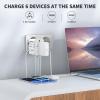 imageEPICKA Universal Travel Adapter GaN International Plug Adapter with 3 USBC 70W PD Fast Charging ampamp 2 USBA Adaptor Allinone Wall Charger for USA EU UK AUS TA105 Pro BlackWhite
