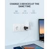 imageEPICKA Universal Travel Adapter International Plug Adapter Wall Charger with 20W USBC PD ampamp USBA QC AllinOne Pocket Size Adapter for USA EU UK AUS Pocket 111 Black
