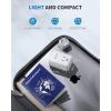 imageEuropean Travel Plug Adapter US to Europe Plug Adapter with 2 US Outlets 3 USBA ampamp 2 USBC Ports Detachable Type C Outlet Adapter Charger for Most of Europe Italy Spain Iceland Portugal X232CType HIsrael