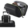 imageEPICKA Electronics Organizer Travel Case  Cable Organizer Bag for Travel Accessories Tech Pouch for Cords Charger Adapter Cables Power Bank Waterproof Storage Bag with Luggage Strap BlackBlack
