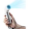 imageEPICKA TripCozy Portable Handheld Mini Fan up to 21 Hours Rechargeable Personal Fan with 5000mAh Power Bank 19000 RPM Turbo 6 Speeds Aluminum Body for Summer Travel Essentials Camping WhiteWhite