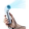 imageEPICKA TripCozy Portable Handheld Mini Fan up to 21 Hours Rechargeable Personal Fan with 5000mAh Power Bank 19000 RPM Turbo 6 Speeds Aluminum Body for Summer Travel Essentials Camping WhiteBlue