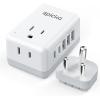 imageEPICKA US to Italy Travel Adapter Universal Plug Adapter with 2 US Outlets 3 USBA ampamp 2 USBC Ports Ultra Compact SwapampampAdapt Type L Plug Attachment Grounded Adapter for Chile Cuba ampamp Syria X232LType DIndiaPakistan