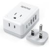 imageEPICKA US to Italy Travel Adapter Universal Plug Adapter with 2 US Outlets 3 USBA ampamp 2 USBC Ports Ultra Compact SwapampampAdapt Type L Plug Attachment Grounded Adapter for Chile Cuba ampamp Syria X232LType GUK