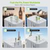 imageEpicka Pulse Duo 45W International Power Adapter Universal Travel Adapter with 6Port 2 AC2 USBA2 USBC European Travel Plug Adapter with PD ampamp QC 30 Fast Charging Travel Essentials WhiteWhite