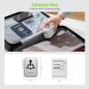 imageEpicka Pulse Duo 45W International Power Adapter Universal Travel Adapter with 6Port 2 AC2 USBA2 USBC European Travel Plug Adapter with PD ampamp QC 30 Fast Charging Travel Essentials WhiteWhite