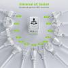 imageEpicka Pulse Duo 45W International Power Adapter Universal Travel Adapter with 6Port 2 AC2 USBA2 USBC European Travel Plug Adapter with PD ampamp QC 30 Fast Charging Travel Essentials WhiteWhite