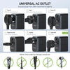 image:imageEPICKA 45W Universal Travel Adapter PDampQC 1AC4USBC1USBA  Travel Plug Adapter for EUUSUKAUS Fast Charging for MultiDevice Not A Voltage Converter TA105S45W5USB3 USBC Black