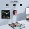 image:imageEPICKA 45W Universal Travel Adapter PDampQC 1AC4USBC1USBA  Travel Plug Adapter for EUUSUKAUS Fast Charging for MultiDevice Not A Voltage Converter TA105S45W5USB3 USBC Rose Gold