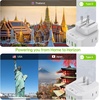 image:imageEPICKA Thailand Travel Plug Adapter Foldable amp Detachable Type O Thailand VisaPlug 8in1 International Power Adapter with 4 USB Ports 2 USBC PD 20W Cruise Approved US to Thailand WhiteType Ofor Thailand