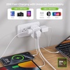 image:imageEPICKA Thailand Travel Plug Adapter Foldable amp Detachable Type O Thailand VisaPlug 8in1 International Power Adapter with 4 USB Ports 2 USBC PD 20W Cruise Approved US to Thailand WhiteType Ofor Thailand