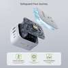 image:imageEPICKA Thailand Travel Plug Adapter Foldable amp Detachable Type O Thailand VisaPlug 8in1 International Power Adapter with 4 USB Ports 2 USBC PD 20W Cruise Approved US to Thailand WhiteType Cfor most EuropeWhite