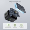 image:imageEPICKA Thailand Travel Plug Adapter Foldable amp Detachable Type O Thailand VisaPlug 8in1 International Power Adapter with 4 USB Ports 2 USBC PD 20W Cruise Approved US to Thailand WhiteType Cfor most EuropeBlack