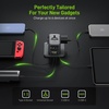 image:imageEpicka Pulse Duo 45W Universal Travel Adapter PDQC 30 2AC2USBC2USBA  International Power Adapter for EUUSUKAU FastCharging for MultiDevice Use BlackPulse Duo 45W Black