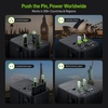 image:imageEpicka Pulse Duo 45W Universal Travel Adapter PDQC 30 2AC2USBC2USBA  International Power Adapter for EUUSUKAU FastCharging for MultiDevice Use BlackPulse Duo 45W Black