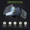 image:imageEpicka Pulse Duo 45W Universal Travel Adapter PDQC 30 2AC2USBC2USBA  International Power Adapter for EUUSUKAU FastCharging for MultiDevice Use BlackPulse Duo 65W Black