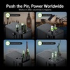 image:imageEpicka Pulse Duo 45W Universal Travel Adapter PDQC 30 2AC2USBC2USBA  International Power Adapter for EUUSUKAU FastCharging for MultiDevice Use BlackPulse Duo 140W with Desktop Stand