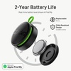 image:imageEpicka Tracker Tags with Adjustable Strap 2Year Battery 2 Pack Black  Works with Apple Find My iOS Only IP67 Waterproof NFCEnabled Item Finder for Keys Luggage Bikes and PetsBlack