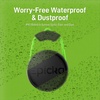 image:imageEpicka Tracker Tags with Adjustable Strap 2Year Battery 2 Pack Black  Works with Apple Find My iOS Only IP67 Waterproof NFCEnabled Item Finder for Keys Luggage Bikes and PetsBlack