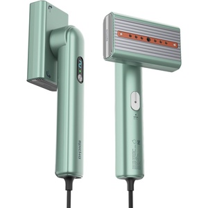 image:imageEpicka Dual Voltage Global Travel Steamer 100240V Green  Portable 2in1 Handheld Steamer amp Iron with Auto ShutOff amp Dual Steam Modes for Clothes amp GarmentsGreen