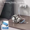 image:imageEPICKA Portable Handheld Fan with Ice Cooler  25H Runtime Rechargeable 6800mAh Personal Turbo Fan with Power Bank 0100 Speed Gifts for Women Summer Travel Essentials Titanium